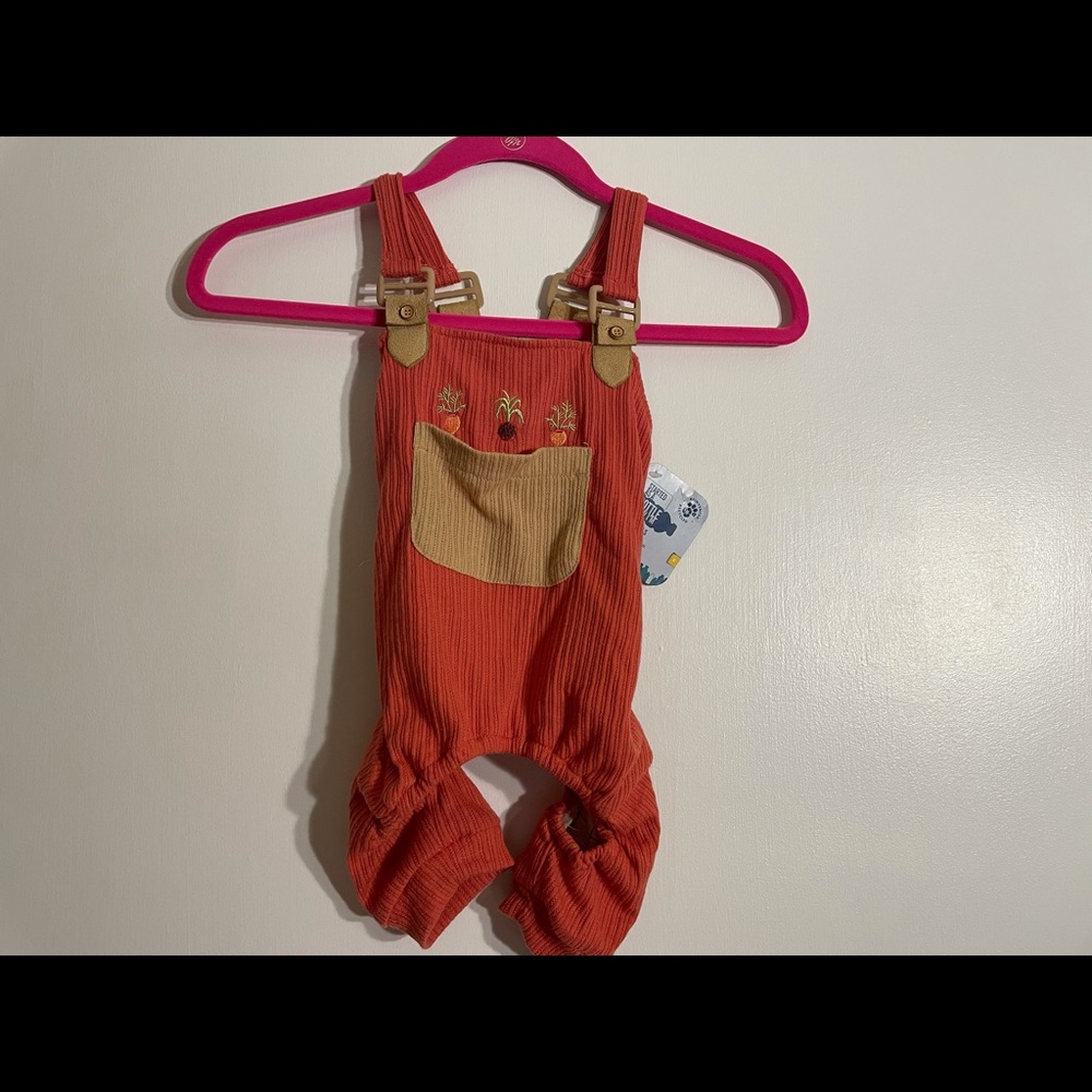 Dog pet cute overalls pet clothes medium NEW
